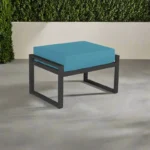 كراسى حديد مودرن - بوف خارجي أنيق معدن مطلي 70×45×45 سم مقاوم للعوامل الجوية